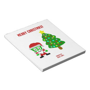 Christmas Franken Notepad (14 cm x 15.2 cm)