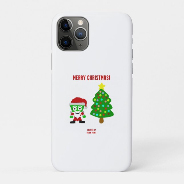 Christmas FrankenCheese Apple iPhone 11 Pro Case (Back)