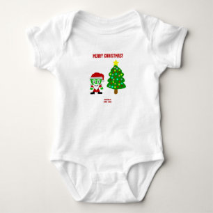 Christmas FrankenCheese Baby Jersey Bodysuit