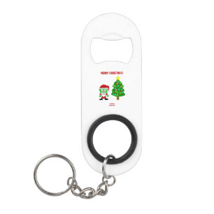 Christmas FrankenCheese Bottle Opener Keychain