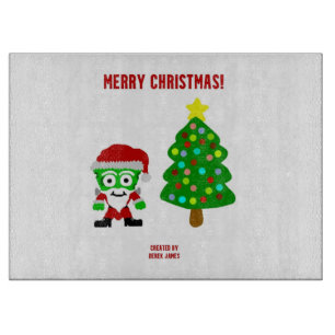 Christmas FrankenCheese Cutting Board