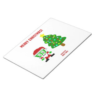 Christmas FrankenCheese Notepad 27.9 cm x 21.6 cm