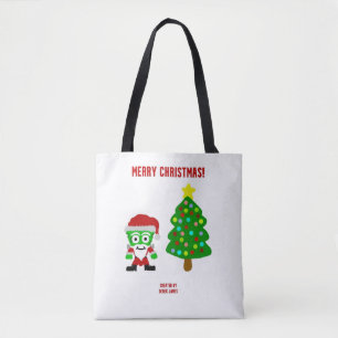 Christmas FrankenCheese Tote Bag