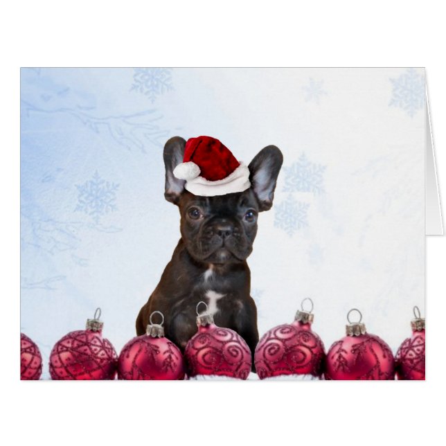 Christmas French Bulldog (Front Horizontal)