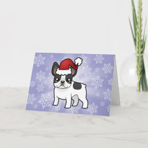 Christmas French Bulldog Holiday Card