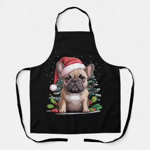 Christmas French Bulldog Lover Dog Mum Funny Apron
