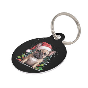 Christmas French Bulldog Lover Dog Mum Funny Pet Tag