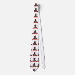 Christmas French Bulldog Tie