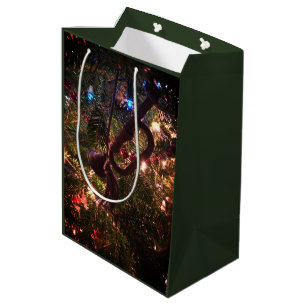 Christmas French Horn Tree Ornament Photography Medium Gift Bag