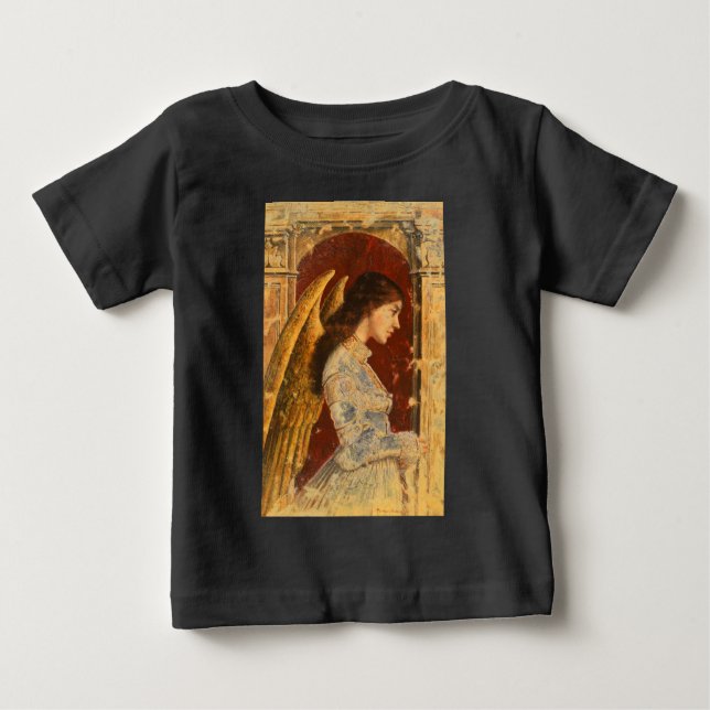 Christmas Fresco Angel Baby T-Shirt (Front)