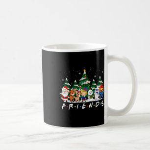 Christmas Friends Santa Rudolph Snowman Xmas Famil Coffee Mug