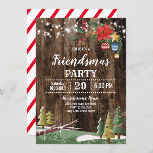 Christmas "Friendsmas" Party Invitation
