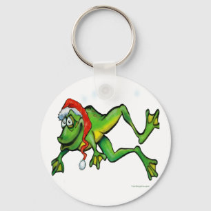 Christmas Frog Key Ring