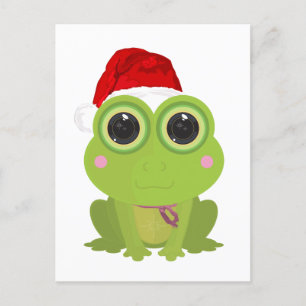 Christmas Frog Postcard