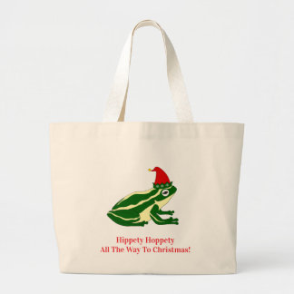 Christmas Frog Tote Bag