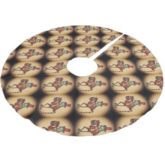 Christmas Frog Tree Skirt