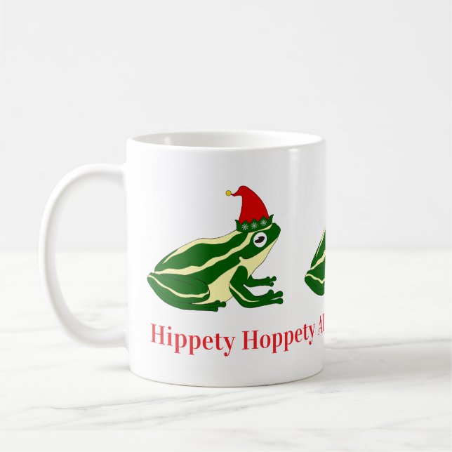 Christmas Frogs Mug (Left)