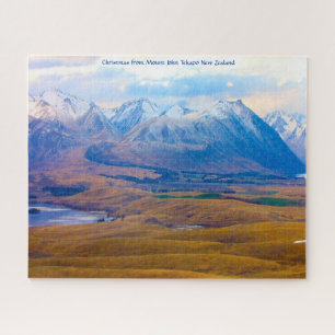 Christmas from Mount John Tekapo New Zealand Jigsaw Puzzle