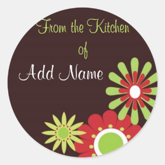 Christmas "from the kitchen of" Gift Stickers