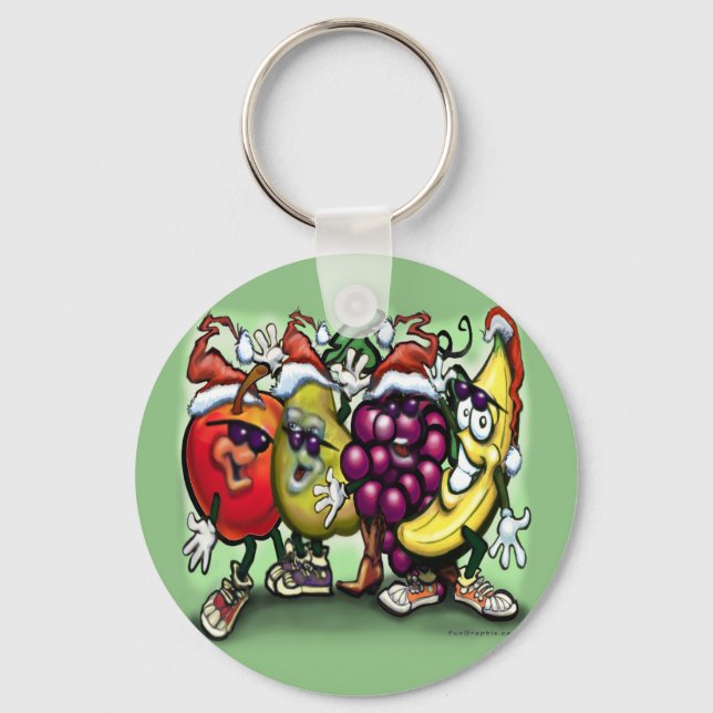 Christmas Fruit Key Ring (Front)
