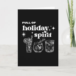 Christmas Full Of Holiday Spirit Tail Club Women M Card
