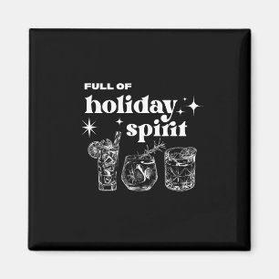 Christmas Full Of Holiday Spirit Tail Club Women M Magnet