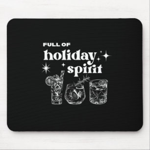 Christmas Full Of Holiday Spirit Tail Club Women M Mouse Pad