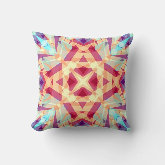 Christmas Fun Bright Cheerful Jolly Modern Pattern Cushion (Front)