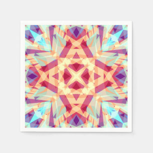 Christmas Fun Bright Cheerful Jolly Modern Pattern Napkin