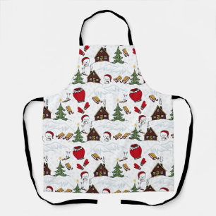 Christmas fun design apron