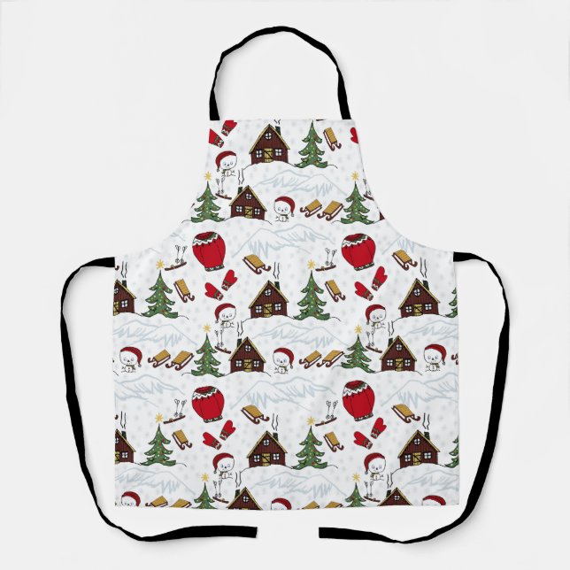 Christmas fun design apron (Front)
