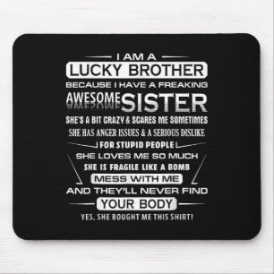 Christmas Fun For Brother From Sister 1 Mouse Pad