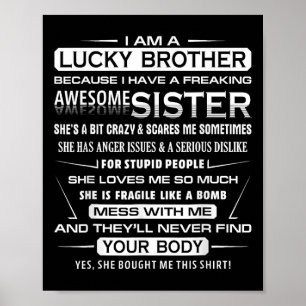 Christmas Fun For Brother From Sister 1 Poster