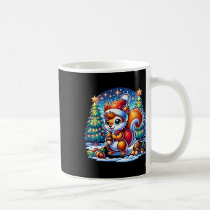 Christmas Fun For Kids Squirrel Winter And Xmas Tr Coffee Mug