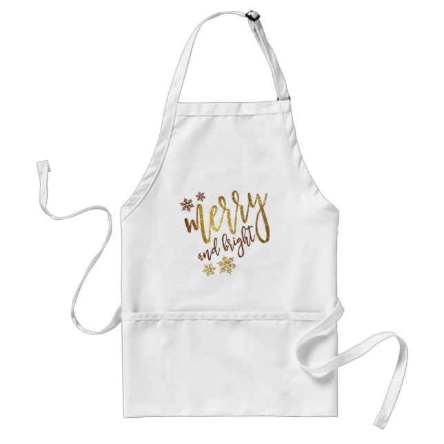 Christmas Fun, Merry & Bright Standard Apron (Front)