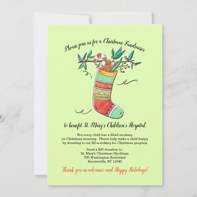 Christmas Fundraiser Announcement (Front)