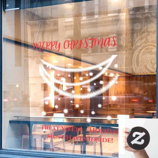 Christmas funny (Cafe Window)