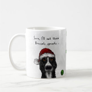 Christmas Funny Border Collie Mug - Sprouts