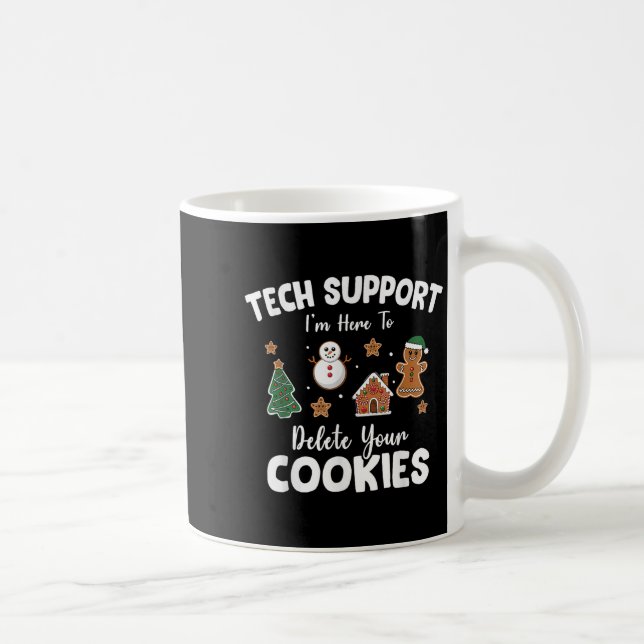 Christmas Funny Cookies Pyjamas Xmas For Men Women Coffee Mug (Right)