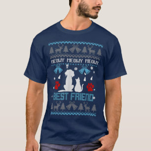 Christmas Funny Dog Cat Office Holiday Party T-Shirt