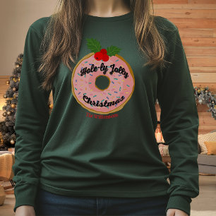 Christmas Funny Doughnut Wreath Personalise T-Shirt