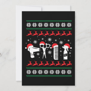 Christmas Funny Hairdresser Xmas Holiday Gift