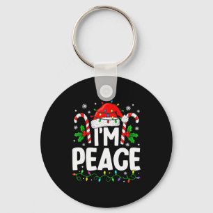 Christmas Funny I Come In Peace Couple Matching Me Key Ring