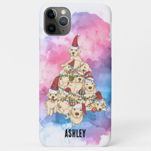 Christmas Funny Labrador Retriever Puppy Christmas iPhone 11 Pro Max Case
