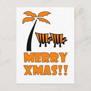 Christmas Funny / Merry Xmas Holiday Postcard