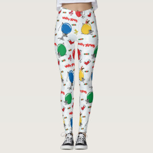 Christmas funny mouse with balls leggings