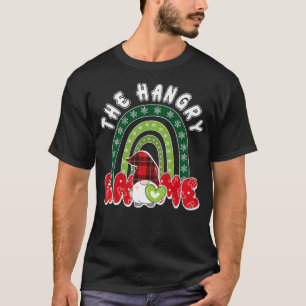 Christmas Funny Pjs The Hangry Gnome Family Match T-Shirt