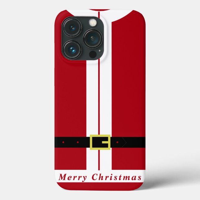 Christmas Funny Santa Design iPhone Case Gift (Back)