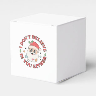 Christmas Funny Santa Favour Box
