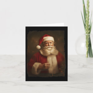 Christmas Funny Trump Santa Claus Retro Vintage Xm Card
